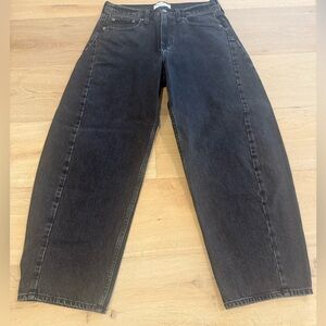 Abercrombie Mid rise Curve Love Barrel Jeans Sz 28